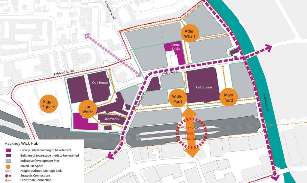 Context The vision for a new local centre around Hackney Wick station A s you may know, new development in the area is currently assessed against the Hackney Wick Area Action Plan (AAP).