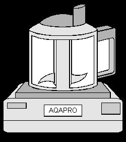 Q2. The drawing shows a food processor. It has an electric motor. Inside is a blade which spins round and cuts up the food.