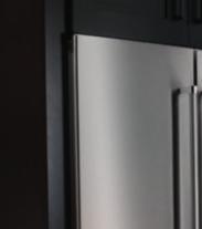 STANDARD-DEPTH These refrigerators have a cabinet that extends beyond the front of a 24-inch base cabinet.