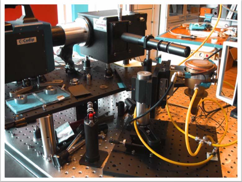 the spectral measurements Optical Setup Blackbody IR Camera