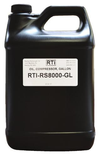 Accessories/Warranty Information COMPRESSOR OILS (G) STAND ALONE AIR TANKS RTi-OILQTRCP Oil, Synthetic (Piston), Quart RTi-300559 Tank, vertical, 80 gal.