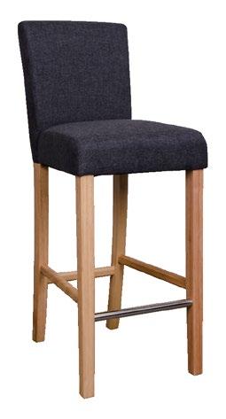 Wood Legs 1001092 Mora Dining Chair Blue Fabric with Natural