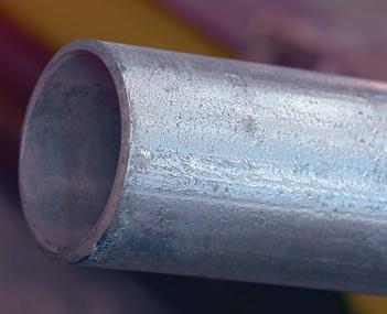 GL Galvanized, Light Wall, Threadable Ideal for exposed, open areas Wheatland's GL steel fire sprinkler pipe is an OD galvanized, lighter-wall, threadable product.