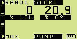 GENERAL INFORMATION 2.2.2 Volume Gas, 0 to 100 % (CGI mode only) This range displays the total volume of a flammable gas. %VOL is clearly displayed in the LCD.