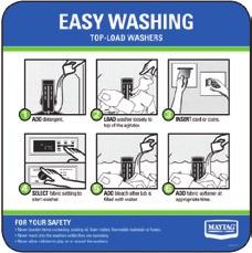 English ML100117A - Spanish Maytag Top-Load Washer Instruction