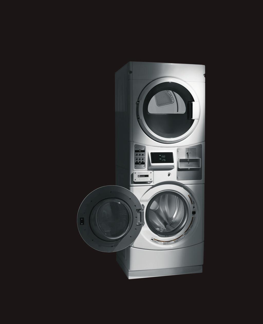 New Maytag Stack Washer/Dryer Introducing the ultimate laundry pair Tight on space? Go vertical!