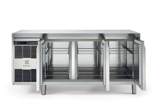 Variations in temperature are the main cause of food spoilage, that s why Electrolux Professional refrigerated counters are fitted with Optiflow, an intelligent air circulation system, which