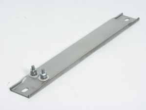 For surface mounting installations, channel strip heaters must be securely clamped along their entire length to a smooth metal surface.