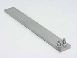 Screw Terminal Terminations Type T1 10-32 Screw Terminals at each end Available on 25 and 38 mm (1 and 1 1 2") wide heaters Type T2 10-32 Screw Terminals (Tandem) at one end Available on 25 and 38 mm