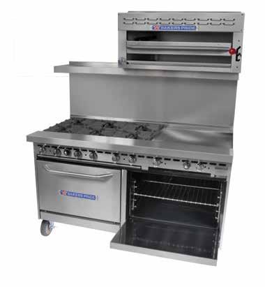 Industry Widest variety of cooking chamber sizes including 30 wide oven and 15 high oven Widest and Tallest Ovens in the Industry Options 12x12 Grate Top Grate BAKERY DEPTH CONVECTION OVENS Greater
