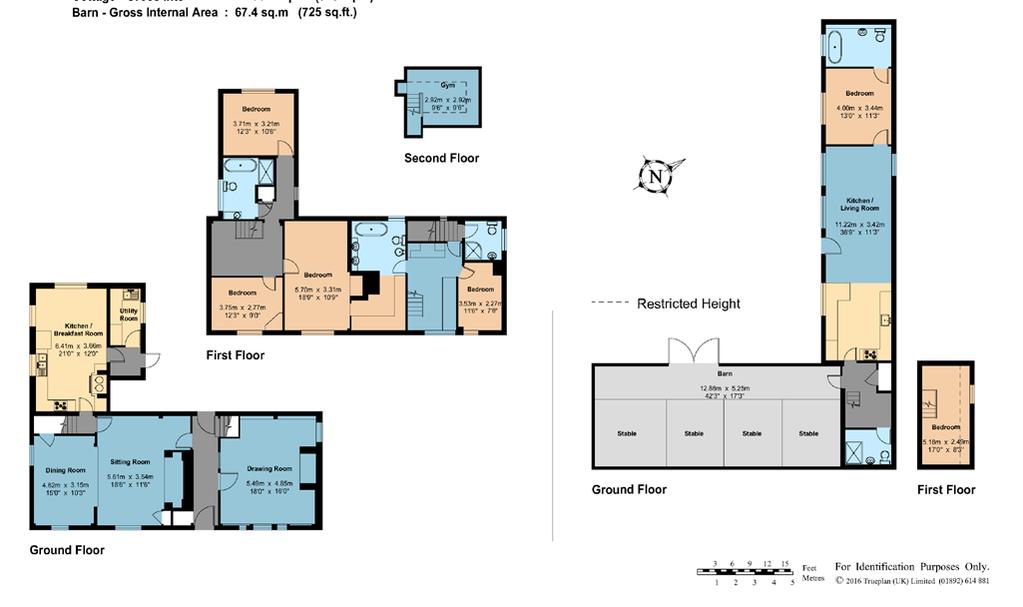 Floorplans House gross internal area 2589 sq ft (240.