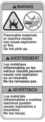 WARNING LABEL - Batteries emit hydrogen gas. Explosion or fire can result.