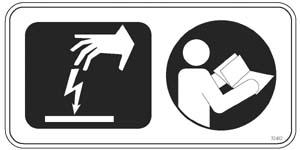 Located on the seat panel Located on the seat panel WARNING LABEL - Flammable materials