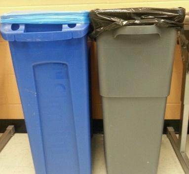 It works to label any bins you have and identify what goes where. You can even use spare boxes! Many schools have students decorate boxes to use.