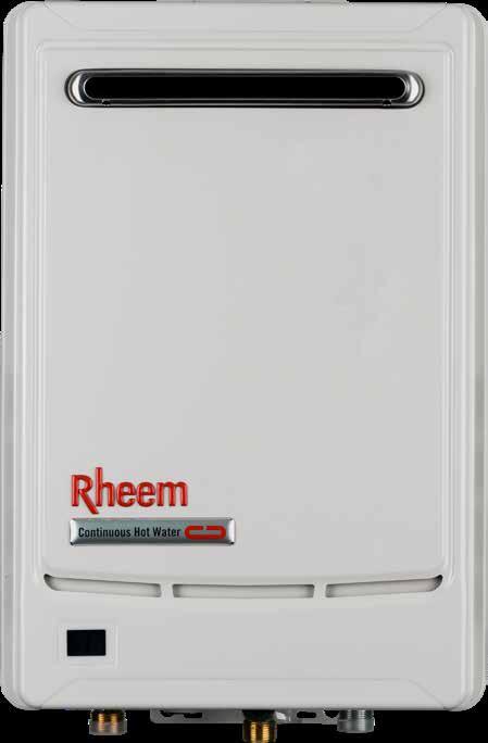 RHEEM CONTINUOUS FLOW WATER HEATERS NEW LOOK NEW FEATURES