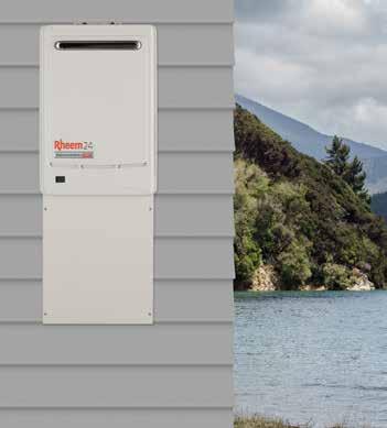 WHY CHOOSE RHEEM CONTINUOUS FLOW? ENERGY EFFICIENT All models in the Rheem continuous flow gas water heater range have a 6 star energy rating.