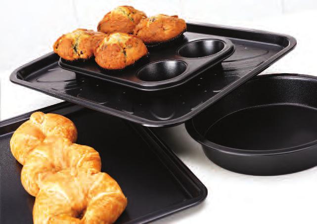 Full range available. E.g. 6 cup muffin tin Usual 8.