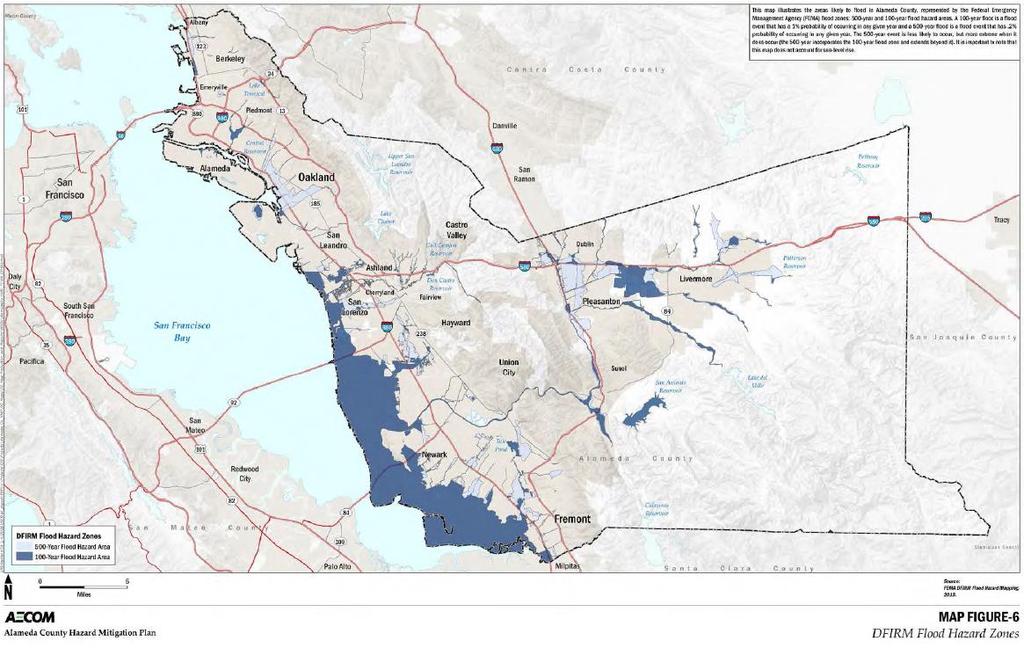 Figure 20 Flood Hazard Areas Source: County of Alameda 2016 Local Hazard Mitigation Plan, Appendix E 8.14.