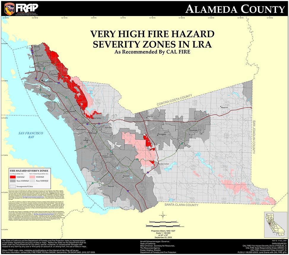 Figure 16 LRA Fire Hazard Severity Zones 8.11.