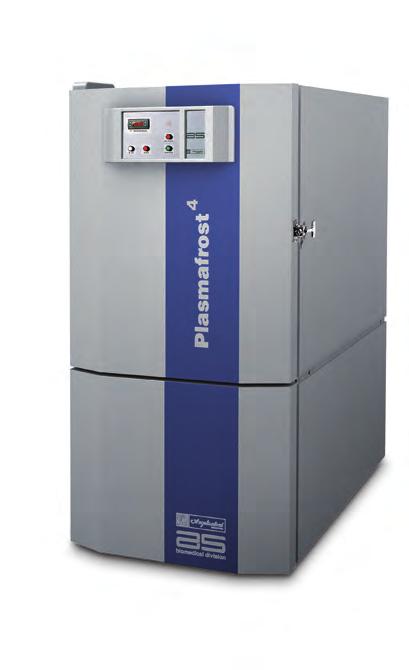 PLASMAFROST STD are suitable for those blood banks who need shock freezing without data recording (freezing stops automatically after 60 minutes from START). PLASMAFROST I.Te.