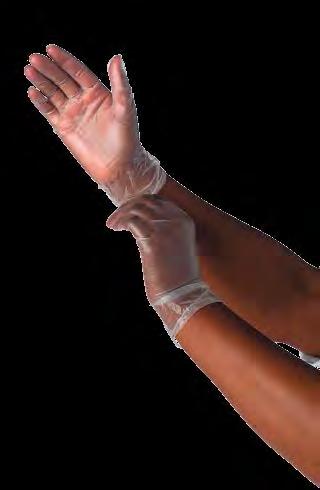Gloves Gloves used for handling food: Do NOT