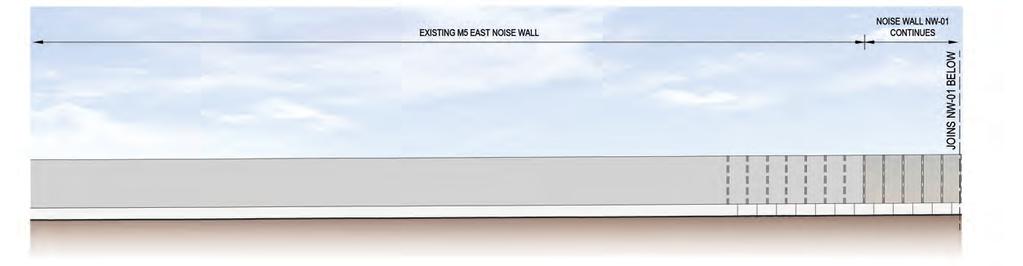 F5.2 Elevations The following noise wall elevations are included within this section to illustrate and describe
