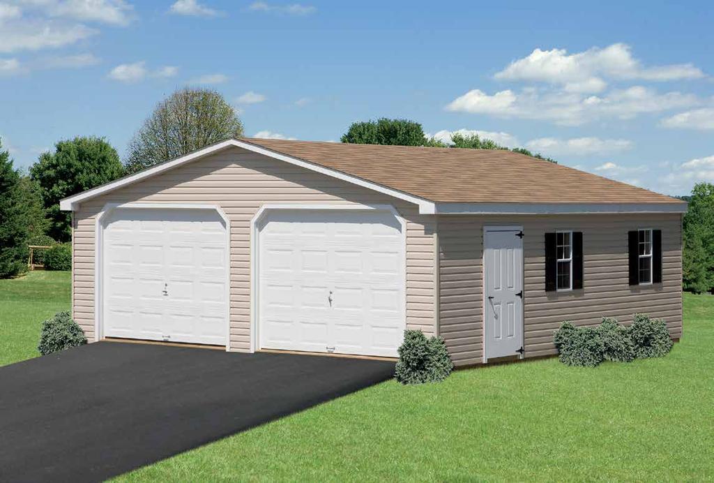 Double-Wide Garage Need an affordable 2-car garage?