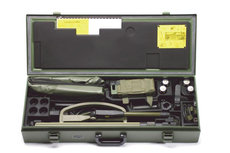 VALLON VMM3 Vallon Germany The VALLON VMM3 packed in the transport aluminium case DETECTORS IN USE The detectors are in service with commercial mine clearance organisations and several armed forces