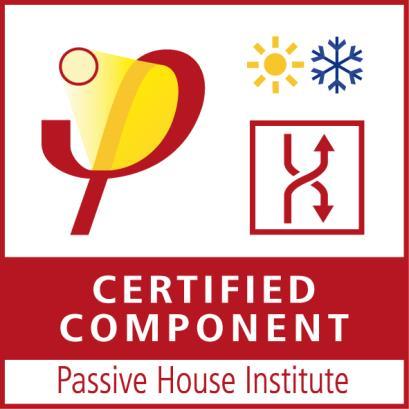 Certificate Certified Passive House Component For cool, temperate climates, valid until 31 December 2017 Category: Manufacturer: Product name: Heat recovery unit DencoHappel GmbH 44625 Herne, GERMANY