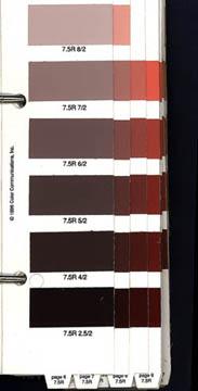 Munsell Notation Horizon Properties Soil Color (continued) Munsell