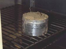 8. Weigh each sample in its can and record this moist weight on the Bulk Density Data Work Sheet. 9.