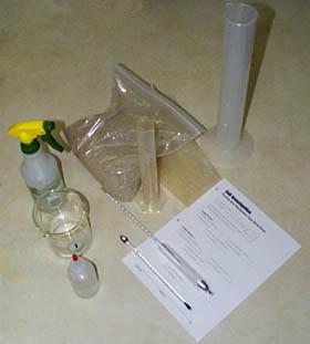 Instruments for Laboratory Analysis: Particle Size Distribution Instruments for Laboratory Analysis: Testing for Particle Size Distribution Dry, sieved soil One 500 ml Graduated Cylinder (clear