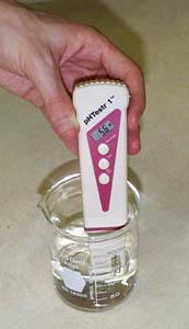 ph Measurements Laboratory Analysis ph Measurements 1. In a cup or beaker, measure the ph of the distilled water you will be using.