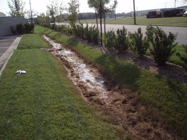 5 Standing Water or Saturated Soils Any evidence of standing water,