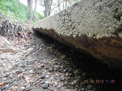 11 Structural Integrity Evidence of water-based damage to pavement edge,