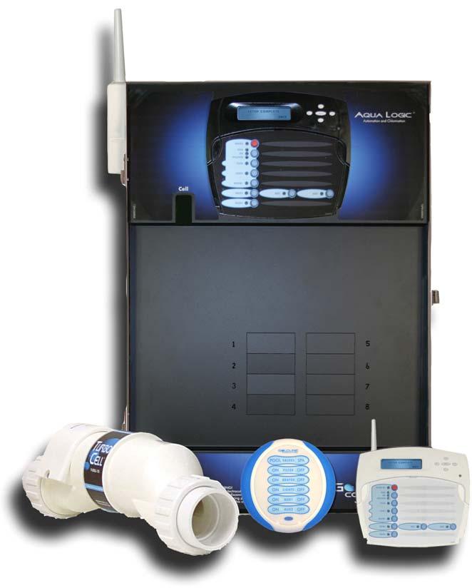 Aqua Logic Automation and Chlorination (actuators, cell & remote display not included - order separately) Operation