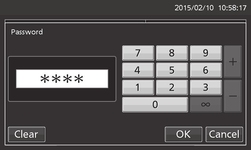 BASIC PARAMETERS How to input numerical value and alphanumeric character On each screen in the LCD touch panel, it may be necessary to input numerical value or alphanumeric characters.