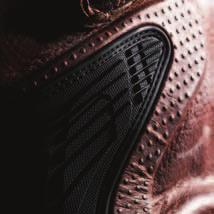 heel Goodyear welt construction Upper Teak industrial leather Colour Teak