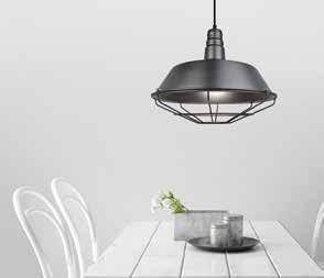 Pendant Range Phoenix Metal Pendant The Crompton Phoenix pendant with its metal shade and decorative cage gives a distinct and edgy design to any interior.