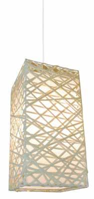 Pendant Range Rubus Pendant This rectangular woven pendant light creates a warm natural vibe to suit a more