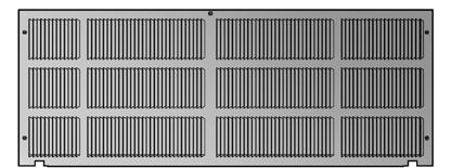 Rear Grille Installation Standard Rear Grille The rear grille directs condenser airflow and provides a protective barrier for the outdoor coil.
