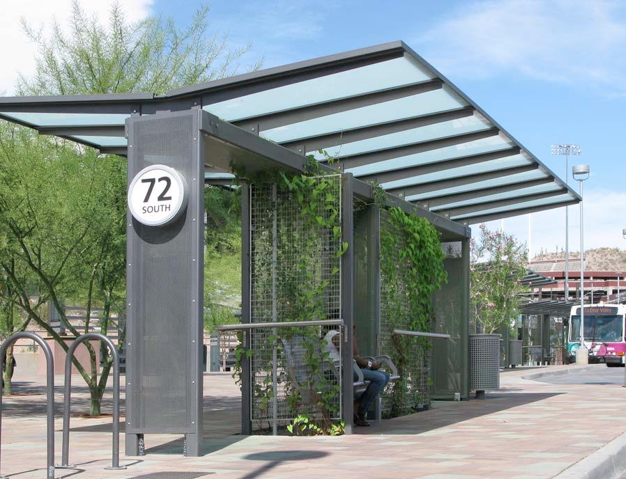 Installed 2008 Hardiness Zone 9b Tempe Transit Station - Tempe, AZ Multiple