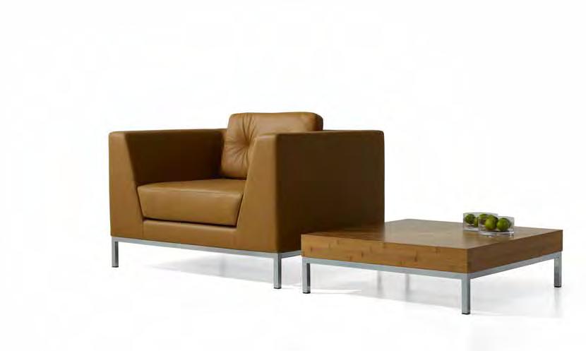 Octo. This elegant low back design incorporates sofas, chaises, armchair and complimentary deep edge coffee tables.
