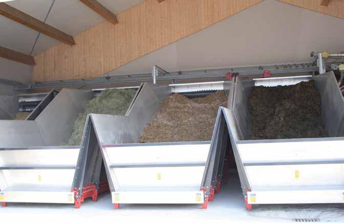 automatic feeding system 14 15 Robust, stable and sustainable The feed bunker is constructed from high-quality materials. This makes the bunker robust, stable and sustainable.