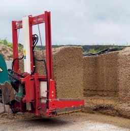 The cutting surface of the silage cutter is smooth, meaning that there is less chance of heating up when cutting the silage.