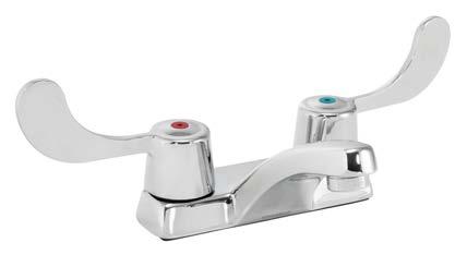 not included Vandal resistant wrist blade handles SC-4074-E-LD Centerset faucet SC-5724-E Centerset faucet A-CROSS Cross handle kit A-FC35 0.