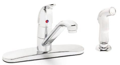 HOSPITALITY FAUCETS KITCHEN FAUCETS CHELSEA SINGLE LEVER COMMANDER KITCHEN Single lever handle Brass
