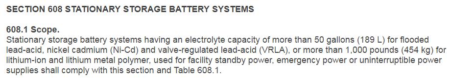 use is facility standby power, emergency power, or uninterruptible power supply