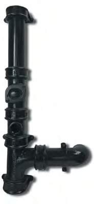 SimpleFIT CAST IRON SOIL PIPE SYSTEM Our SimpleFIT soil range, finished in black gloss as standard, is in stock for next day delivery.