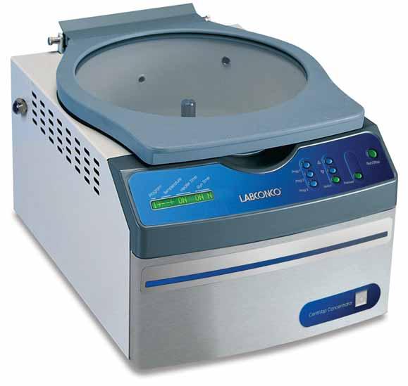 4 CENTRIVAP BENCHTOP VACUUM CONCENTRATORS CentriVap Benchtop Vacuum Concentrators are designed to rapidly concentrate multiple small samples using centrifugal force, vacuum and heat.